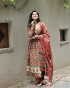 AV Viscose Printed Kurti With Bottom Dupatta Exporters In India